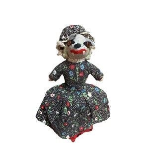 Vintage Little Red Riding Hood Grandmother Big Bad Wolf Doll 3 in 1